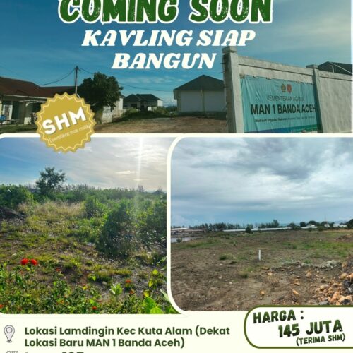 COMING SOON – KAVLING SIAP BANGUN LOKASI LAMDINGIN